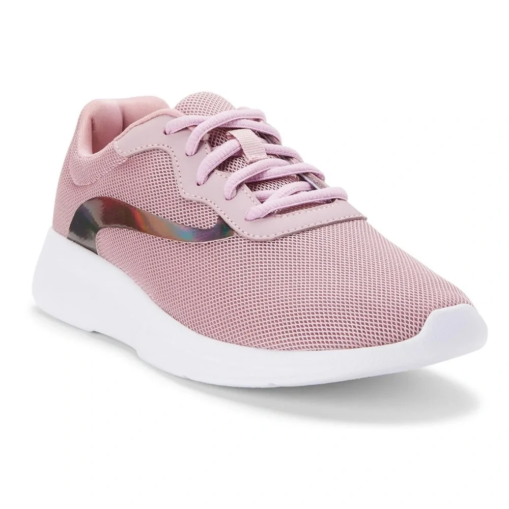 Women's Pink Mesh Trainer Athletic Sneakers size 9